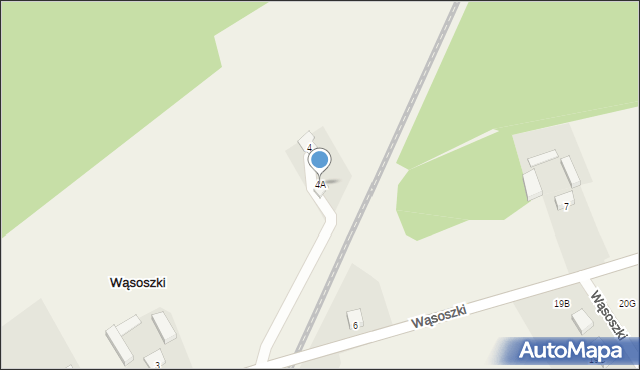 Wąsoszki, Wąsoszki, 4A, mapa Wąsoszki