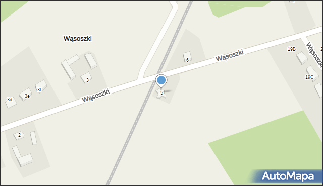 Wąsoszki, Wąsoszki, 5, mapa Wąsoszki