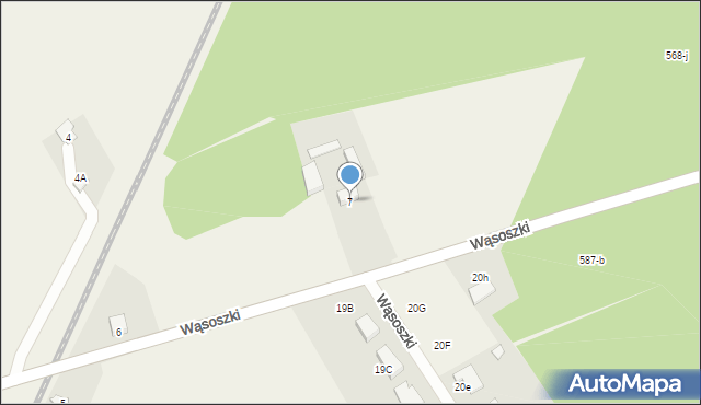 Wąsoszki, Wąsoszki, 7, mapa Wąsoszki