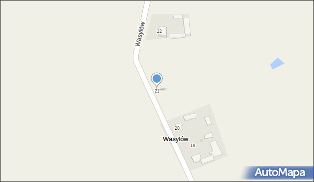 Wasylów, Wasylów, 21, mapa Wasylów