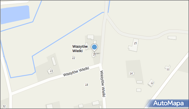 Wasylów Wielki, Wasylów Wielki, 20, mapa Wasylów Wielki