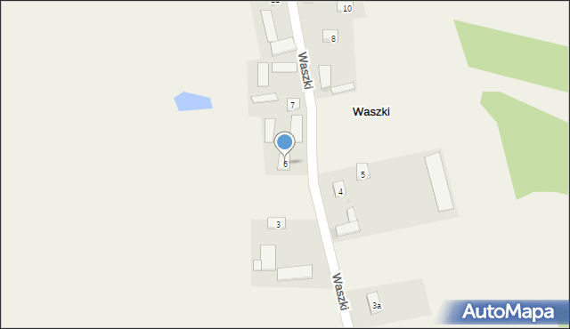 Waszki, Waszki, 6, mapa Waszki