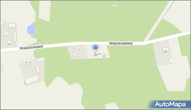 Waszkowskie, Waszkowskie, 2d, mapa Waszkowskie