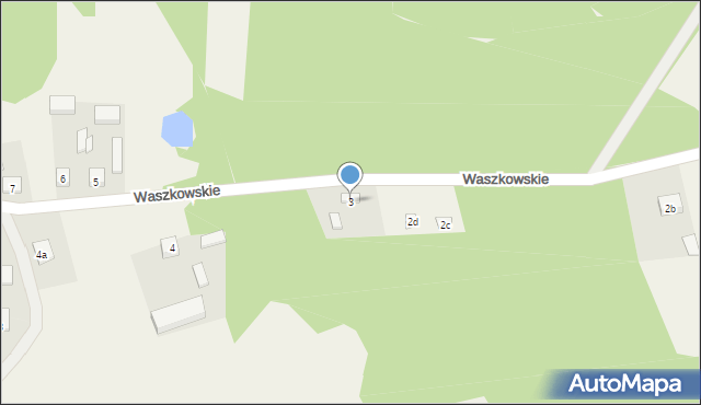 Waszkowskie, Waszkowskie, 3, mapa Waszkowskie