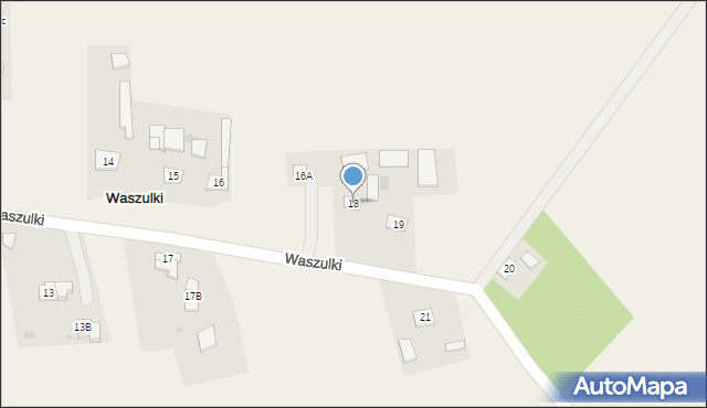 Waszulki, Waszulki, 18, mapa Waszulki