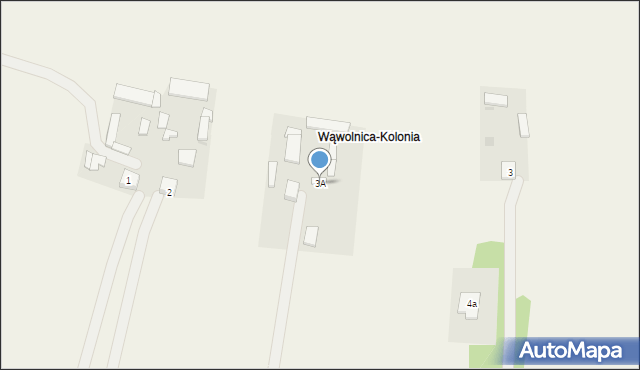 Wąwolnica, Wąwolnica-Kolonia, 3A, mapa Wąwolnica