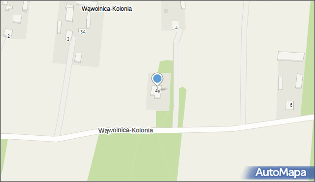 Wąwolnica, Wąwolnica-Kolonia, 4a, mapa Wąwolnica