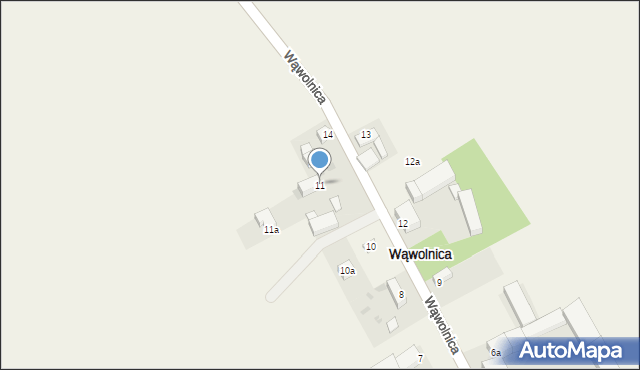 Wąwolnica, Wąwolnica, 11, mapa Wąwolnica