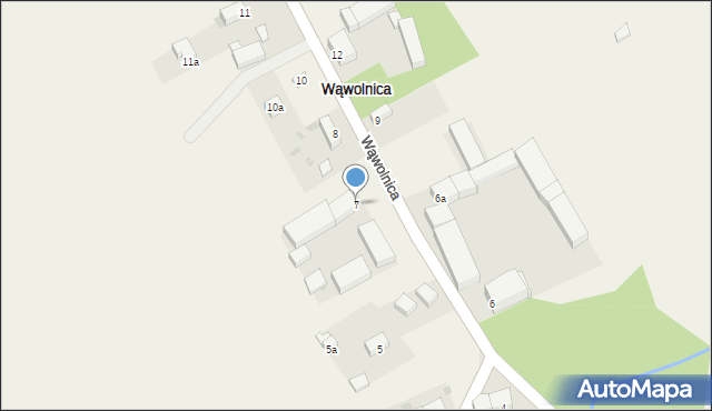 Wąwolnica, Wąwolnica, 7, mapa Wąwolnica