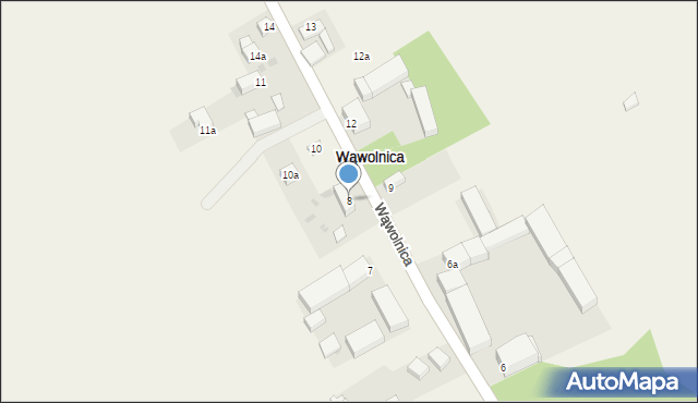 Wąwolnica, Wąwolnica, 8, mapa Wąwolnica