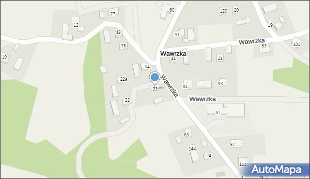 Wawrzka, Wawrzka, 23, mapa Wawrzka