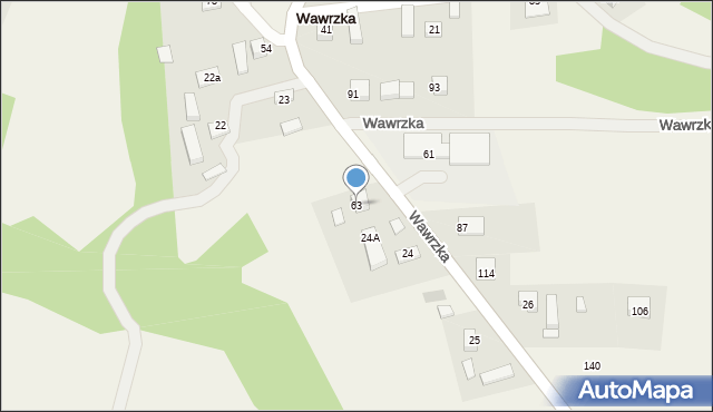 Wawrzka, Wawrzka, 63, mapa Wawrzka