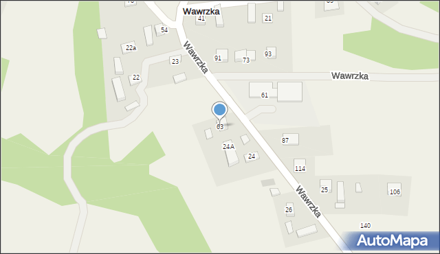 Wawrzka, Wawrzka, 63, mapa Wawrzka