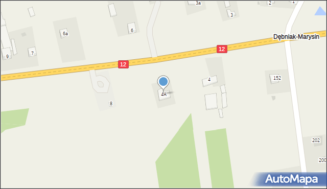 Wawrzyszów, Wawrzyszów, 4A, mapa Wawrzyszów