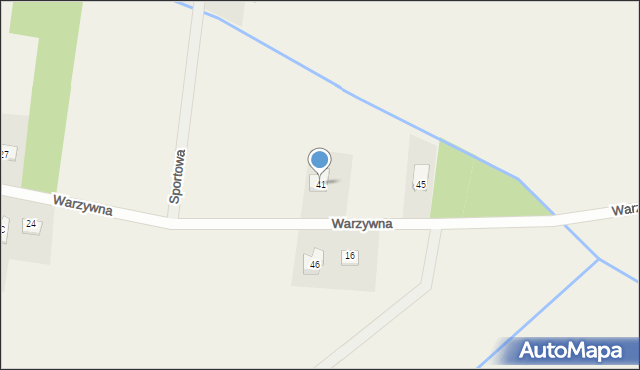 Wieniawa, Warzywna, 41, mapa Wieniawa