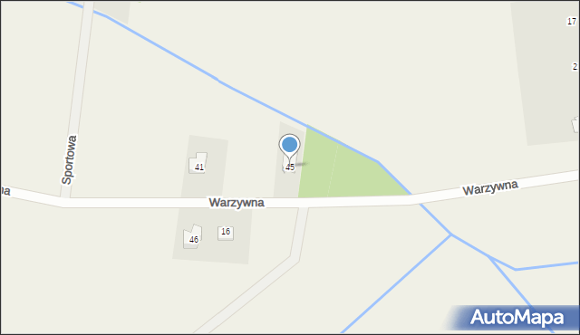 Wieniawa, Warzywna, 45, mapa Wieniawa