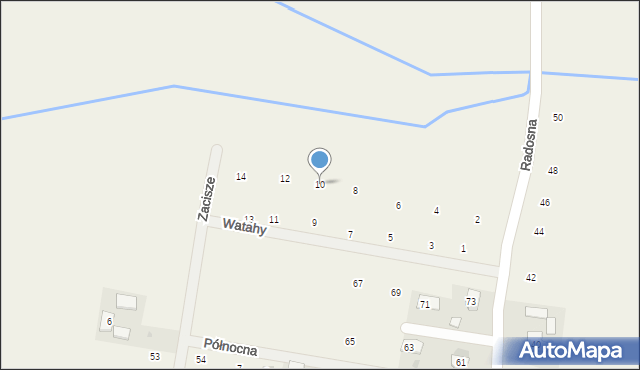 Wilków, Watahy, 10, mapa Wilków