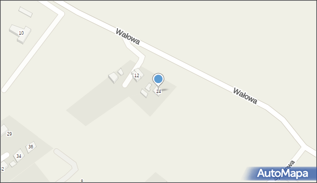 Wiślinka, Wałowa, 14, mapa Wiślinka