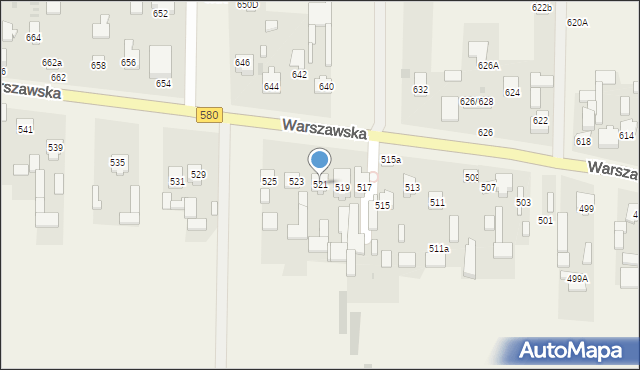 Wojcieszyn, Warszawska, 521, mapa Wojcieszyn