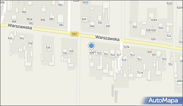 Wojcieszyn, Warszawska, 525, mapa Wojcieszyn