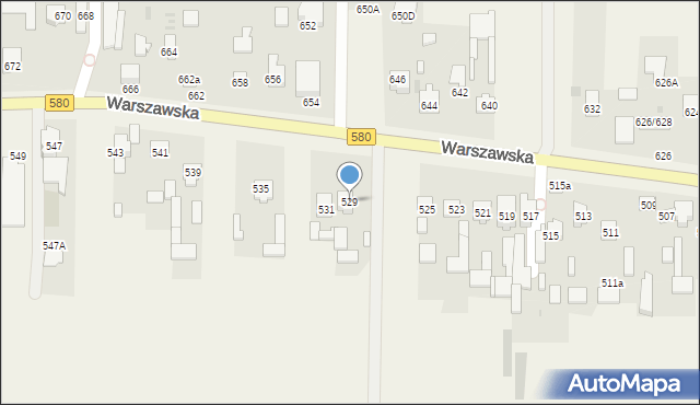 Wojcieszyn, Warszawska, 529, mapa Wojcieszyn