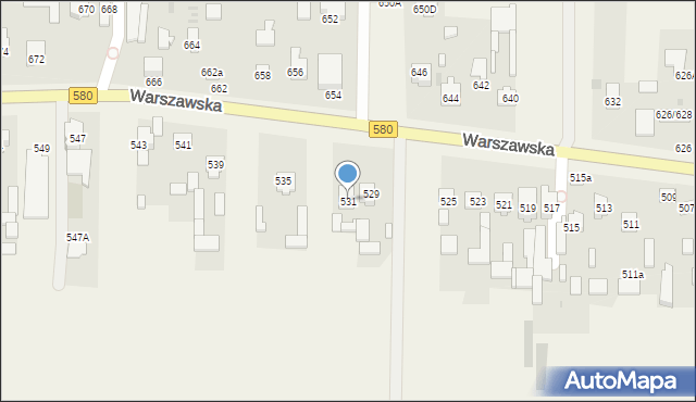 Wojcieszyn, Warszawska, 531, mapa Wojcieszyn