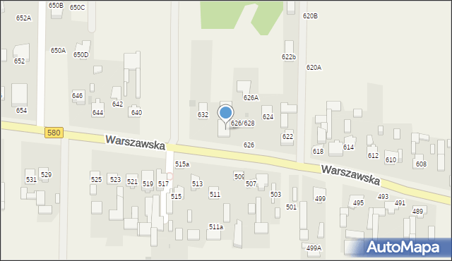 Wojcieszyn, Warszawska, 630, mapa Wojcieszyn