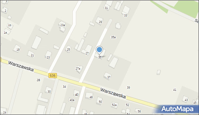 Wola Rasztowska, Warszawska, 35, mapa Wola Rasztowska