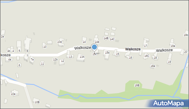 Zakopane, Walkosze, 15c, mapa Zakopanego