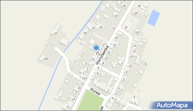 Żarnowiec, Warszawska, 13, mapa Żarnowiec