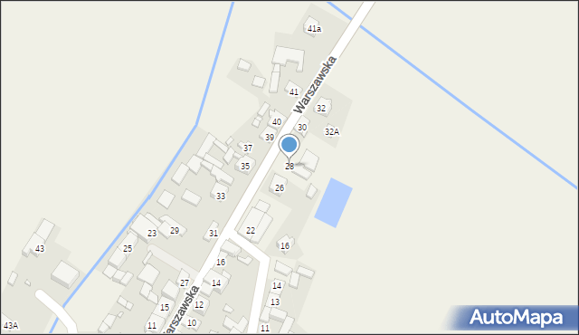 Żarnowiec, Warszawska, 28, mapa Żarnowiec