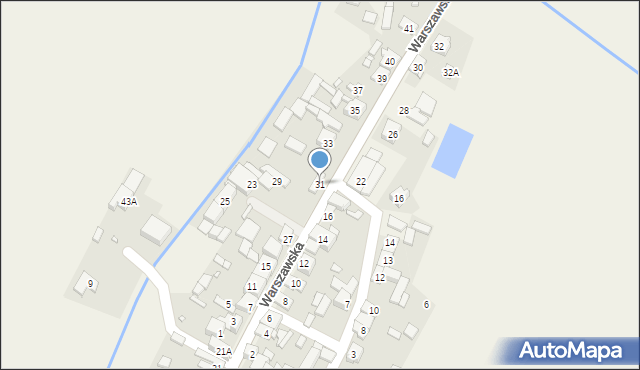 Żarnowiec, Warszawska, 31, mapa Żarnowiec