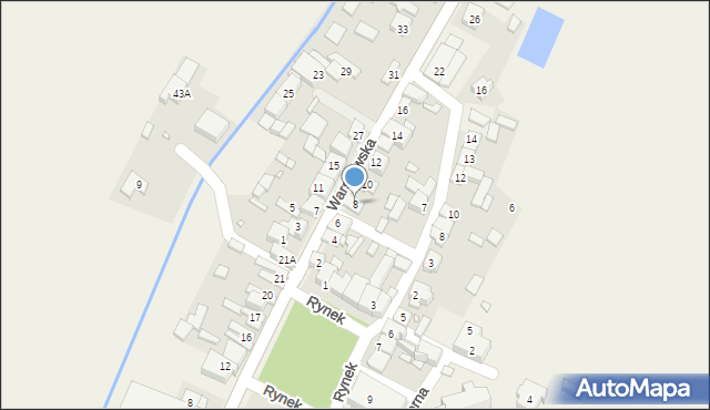 Żarnowiec, Warszawska, 8, mapa Żarnowiec