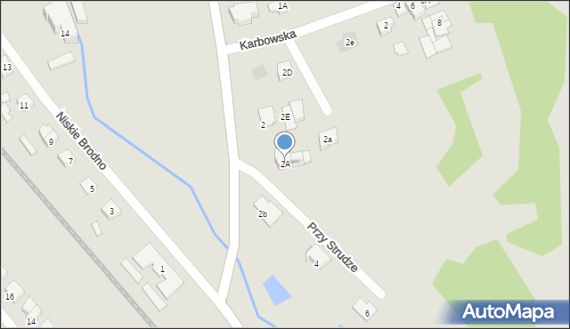 Brodnica, Wczasowa, 2A, mapa Brodnica