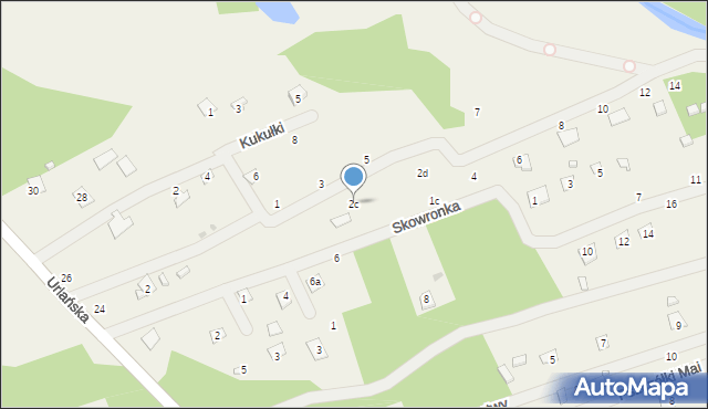 Iły, Wczasowa, 2c, mapa Iły