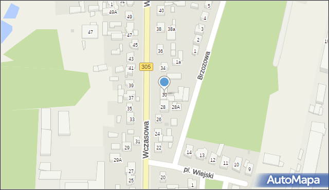 Karpicko, Wczasowa, 30, mapa Karpicko