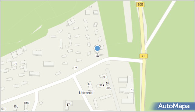 Karpicko, Wczasowa, 74, mapa Karpicko