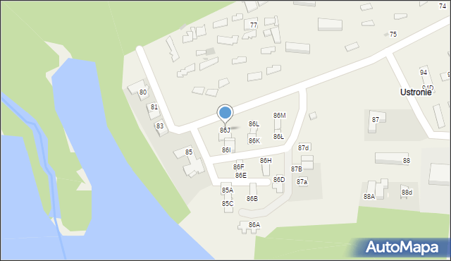 Karpicko, Wczasowa, 86J, mapa Karpicko