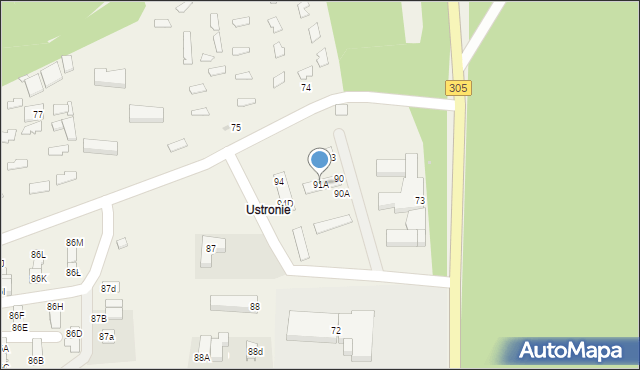 Karpicko, Wczasowa, 91A, mapa Karpicko