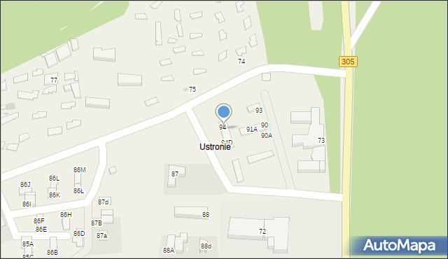 Karpicko, Wczasowa, 94A, mapa Karpicko