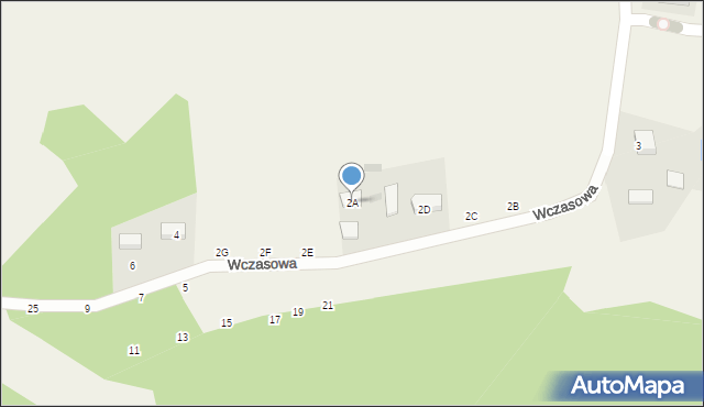 Koleczkowo, Wczasowa, 2A, mapa Koleczkowo