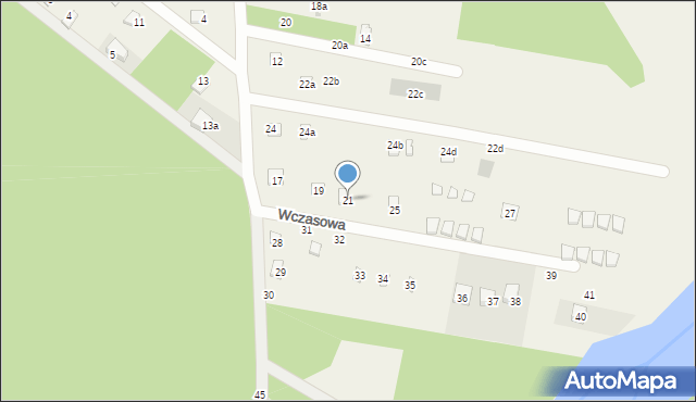 Konopnica, Wczasowa, 21, mapa Konopnica