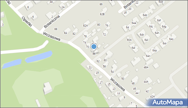 Konstancin-Jeziorna, Wczasowa, 66, mapa Konstancin-Jeziorna