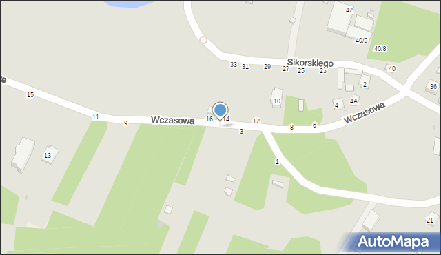 Krasnobród, Wczasowa, 5, mapa Krasnobród