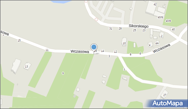 Krasnobród, Wczasowa, 7, mapa Krasnobród