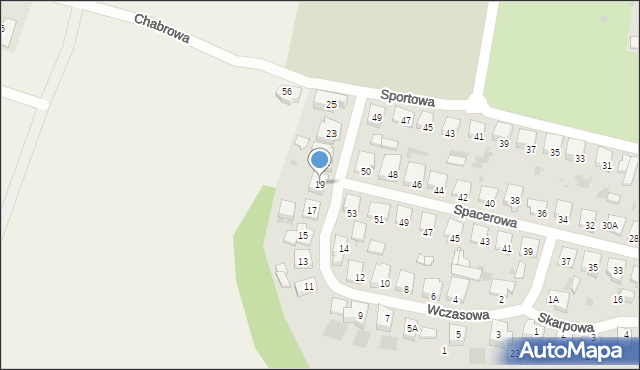 Pruszcz Gdański, Wczasowa, 19, mapa Pruszcz Gdański