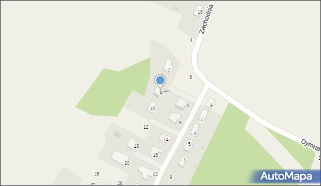 Przyłęki, Wczasowa, 4, mapa Przyłęki