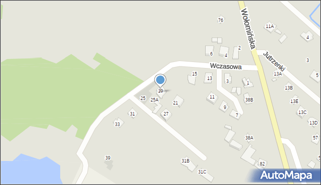 Radzymin, Wczasowa, 23, mapa Radzymin