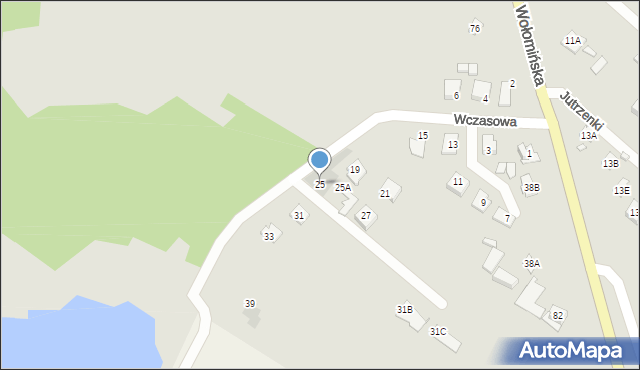 Radzymin, Wczasowa, 25, mapa Radzymin