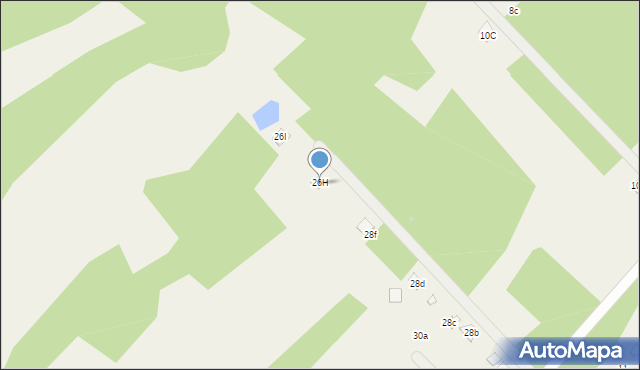 Skrzeszew, Wczasowa, 28H, mapa Skrzeszew